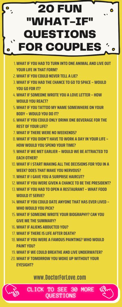 what if questions for couples.